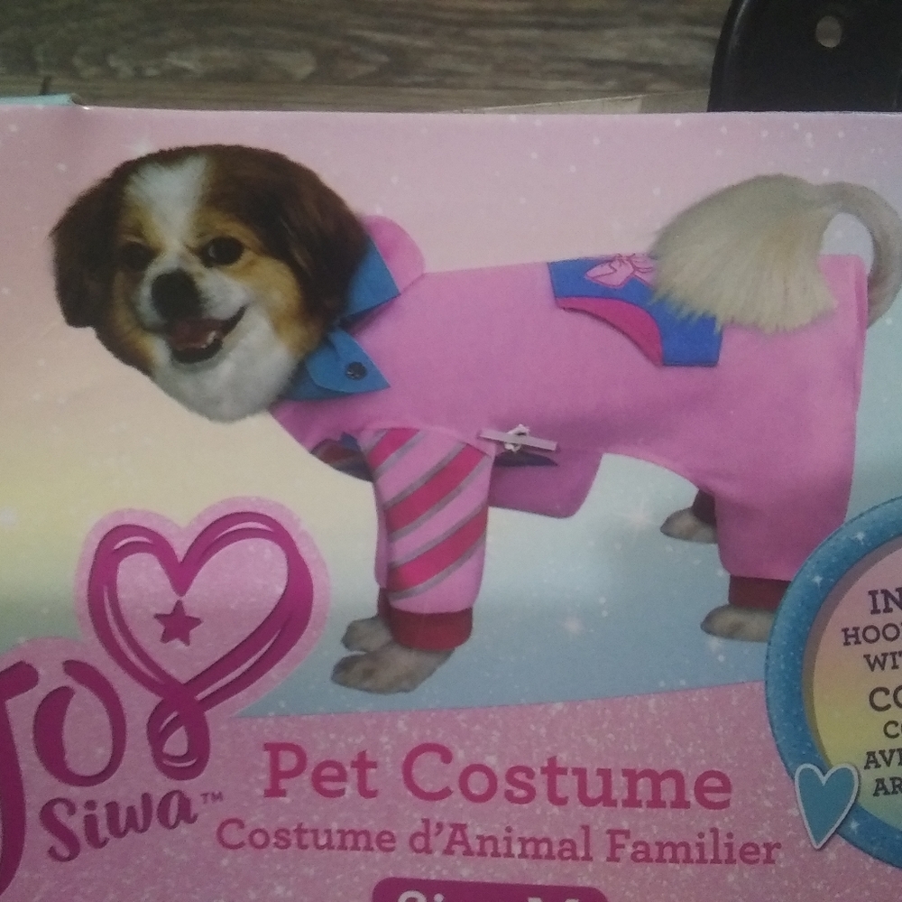 JoJo Siwa Pet Costume Dog Pajamas Pink Blue